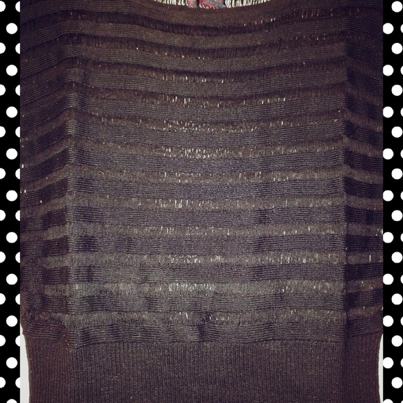 Black Striped Sweater - Picture 2 of 2